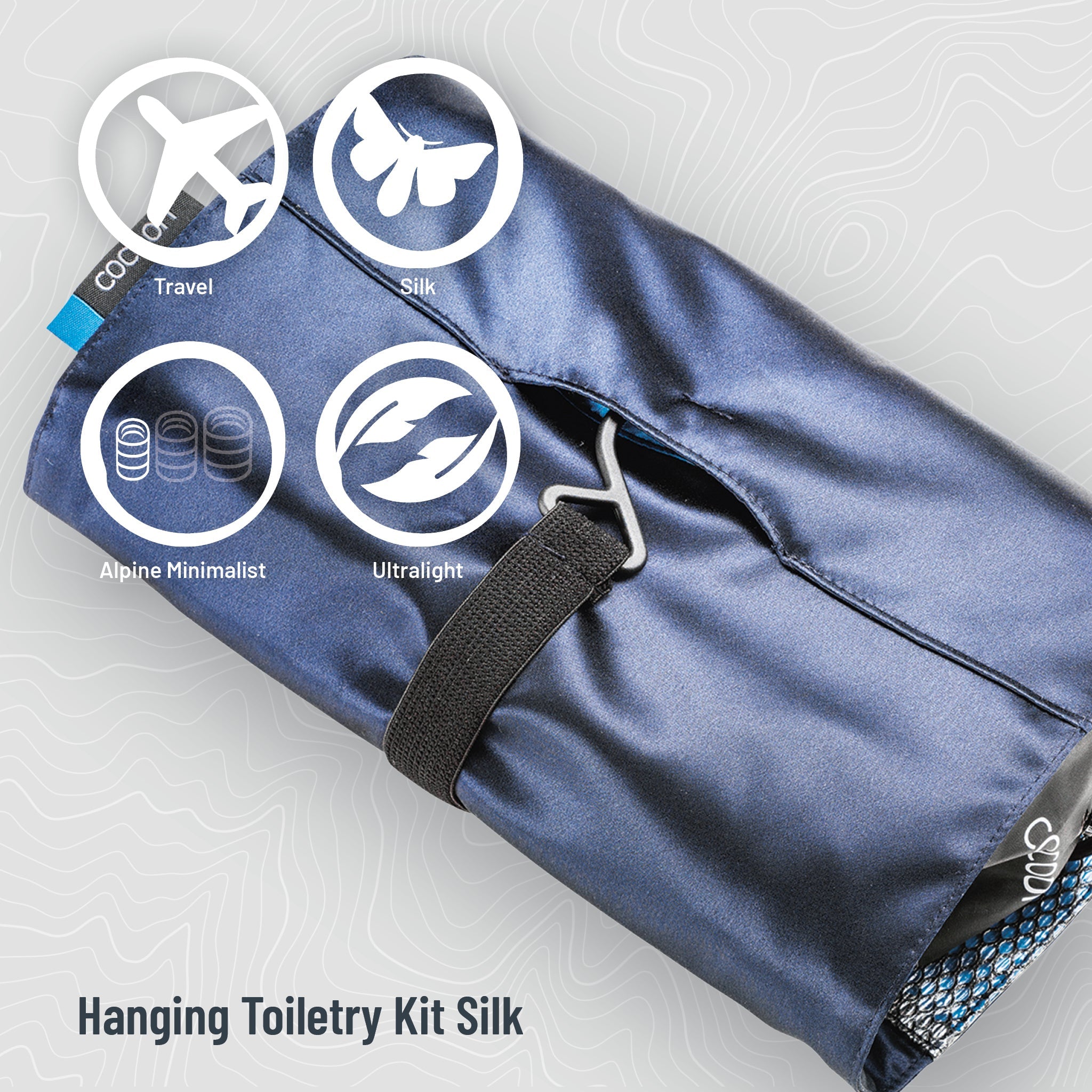COCOON Minimalist Hanging Toiletry Kit Monsoon Silk™