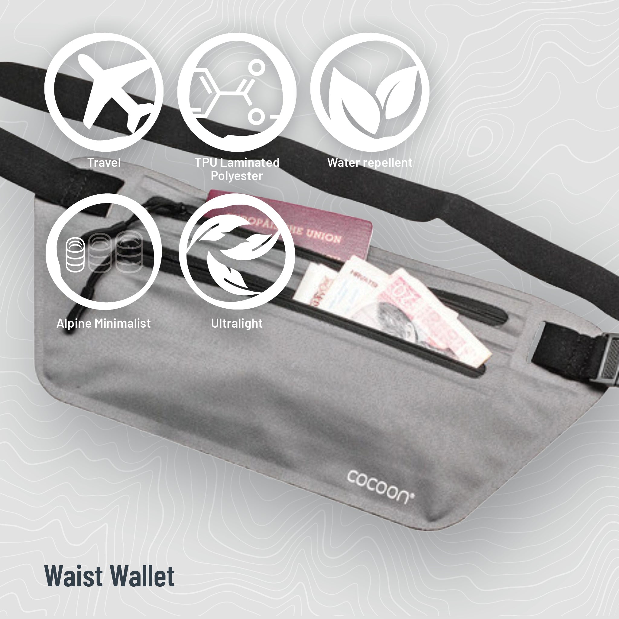 COCOON RFID Secret Waist Wallet
