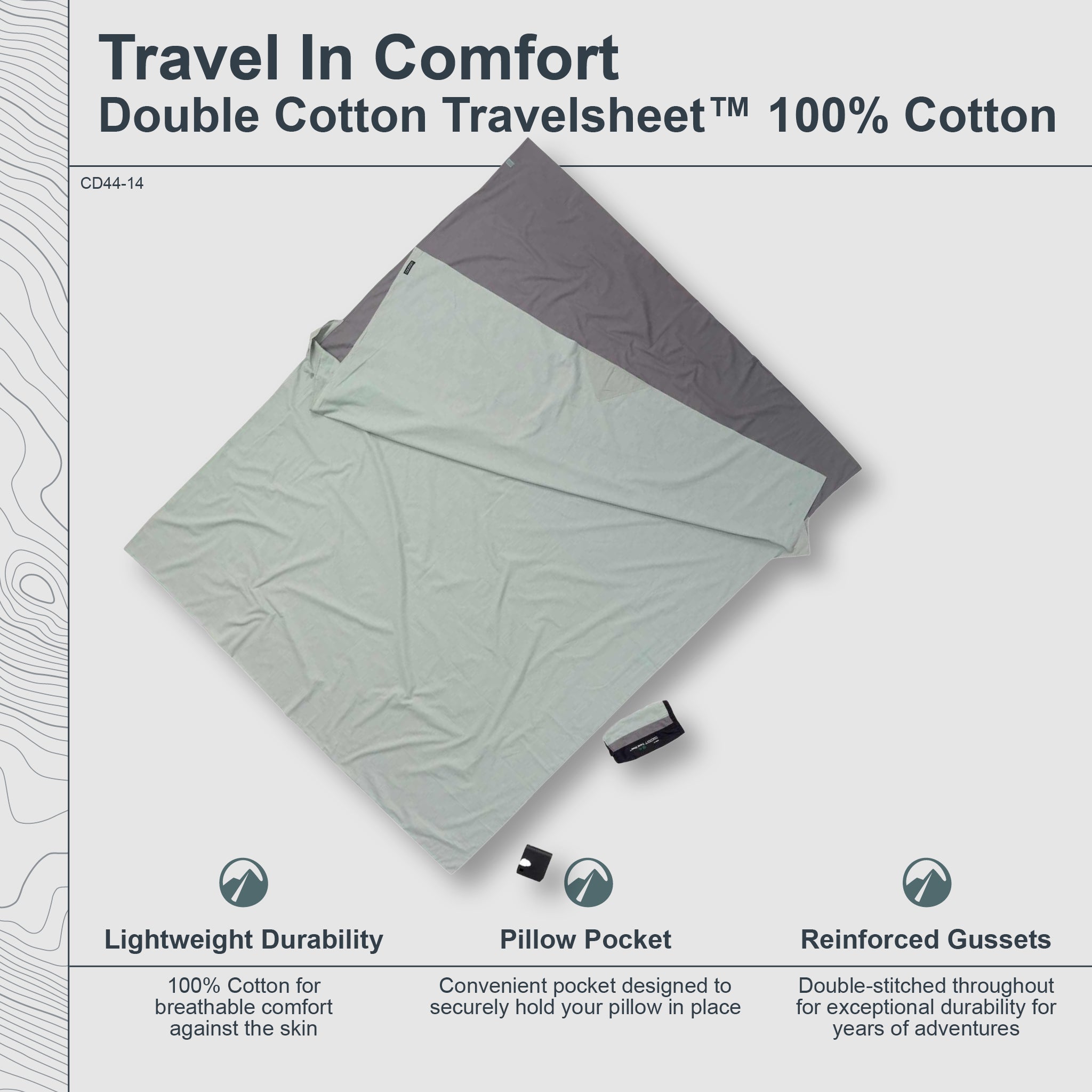 COCOON TravelSheet™ - Cotton - Double