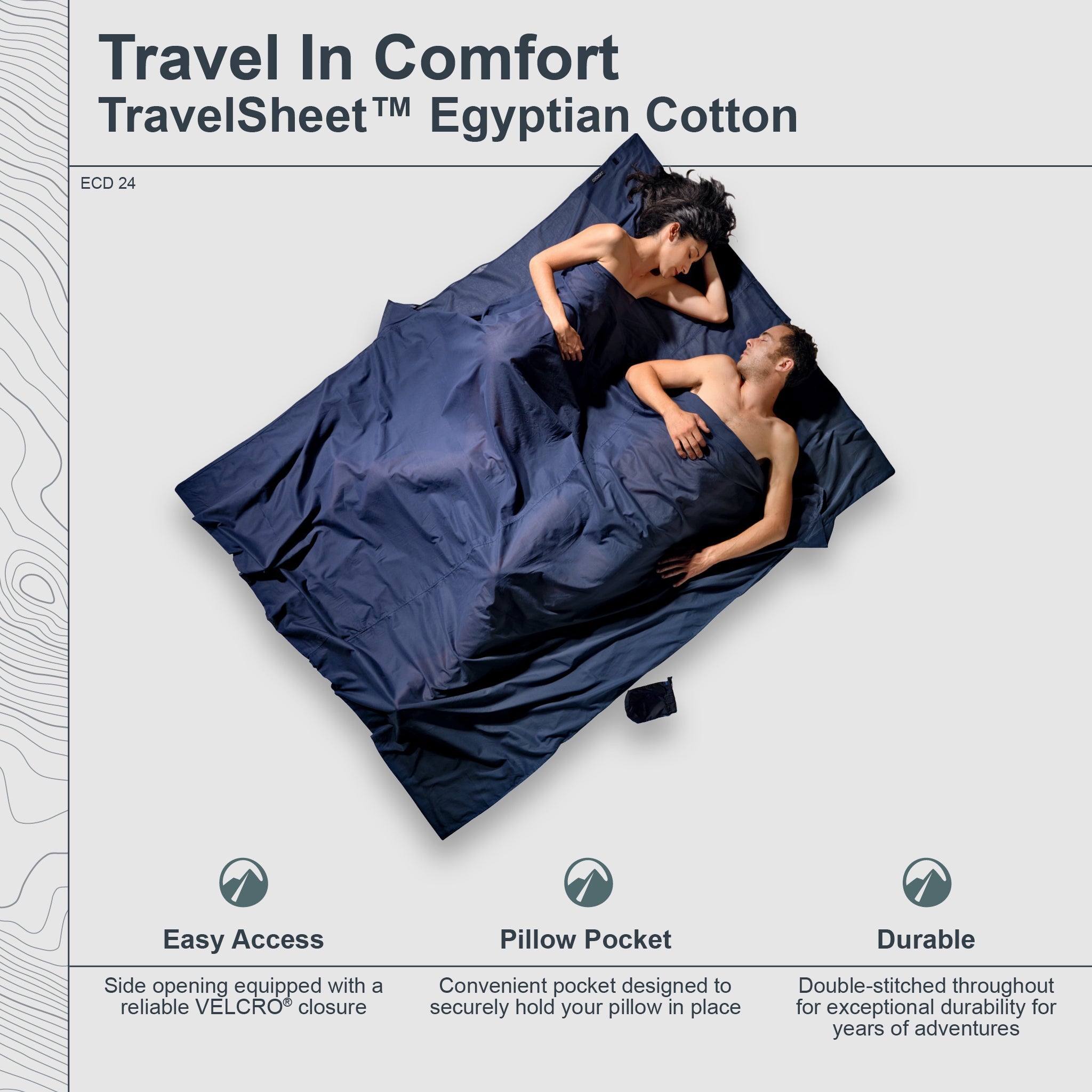 COCOON TravelSheet™ Egyptian Cotton Double