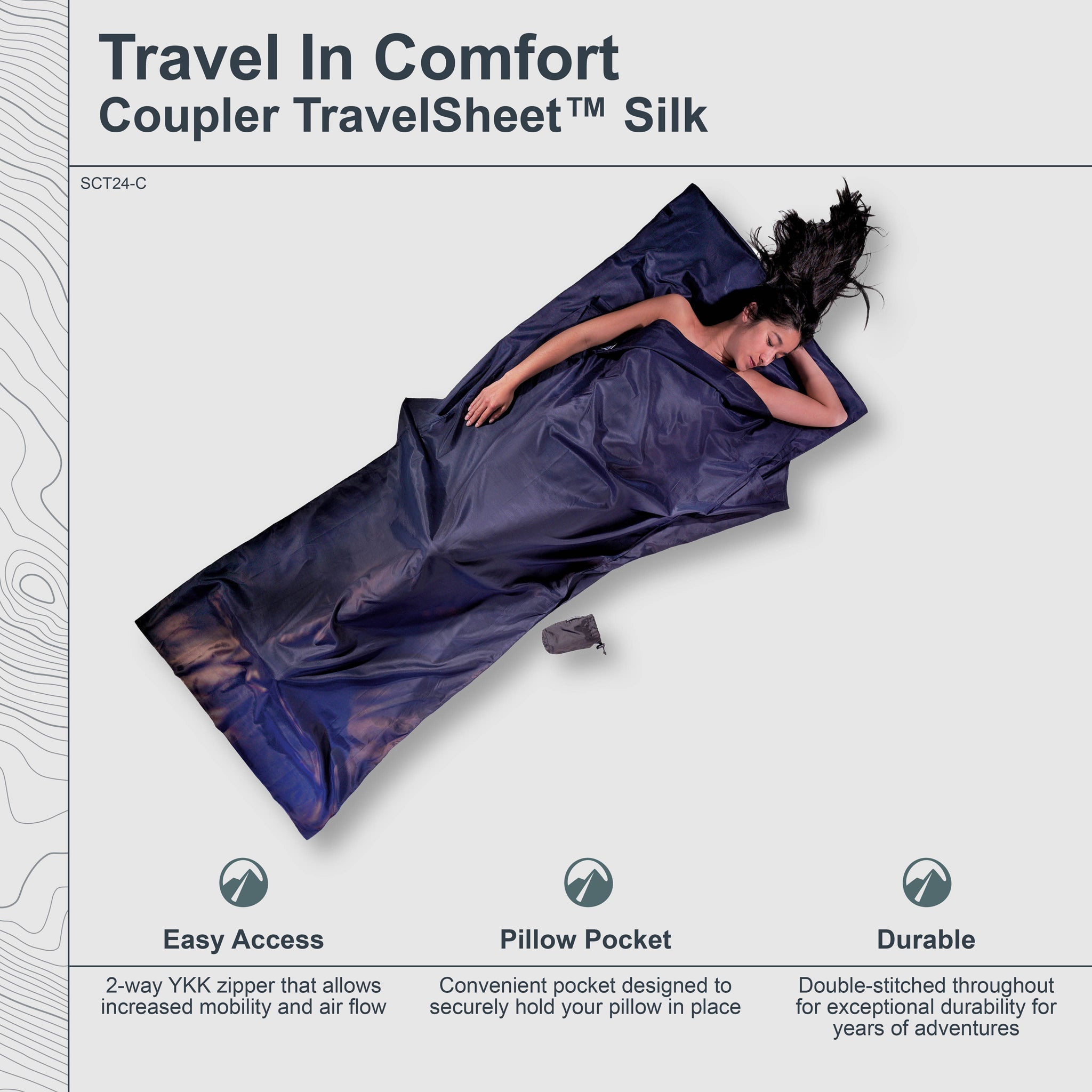 COCOON Coupler TravelSheet™ Silk / Cotton