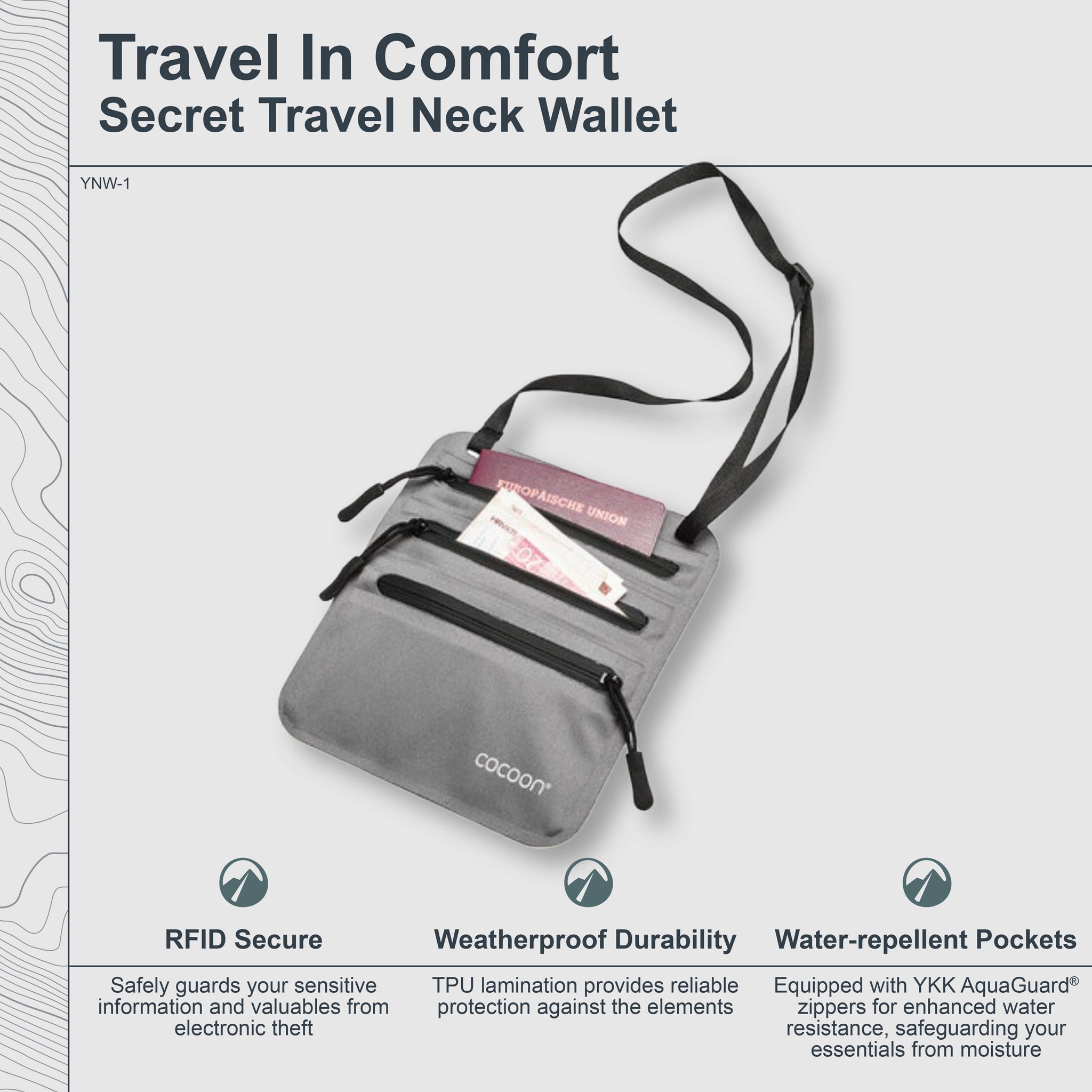 COCOON Secret Neck Wallet