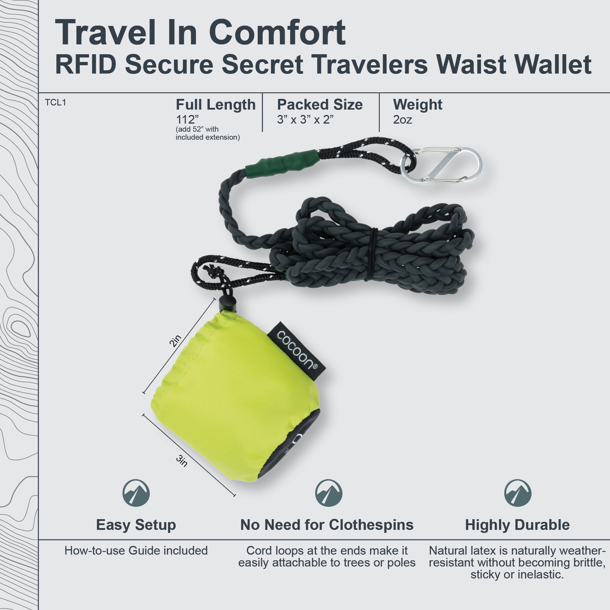 COCOON Travel Clothesline