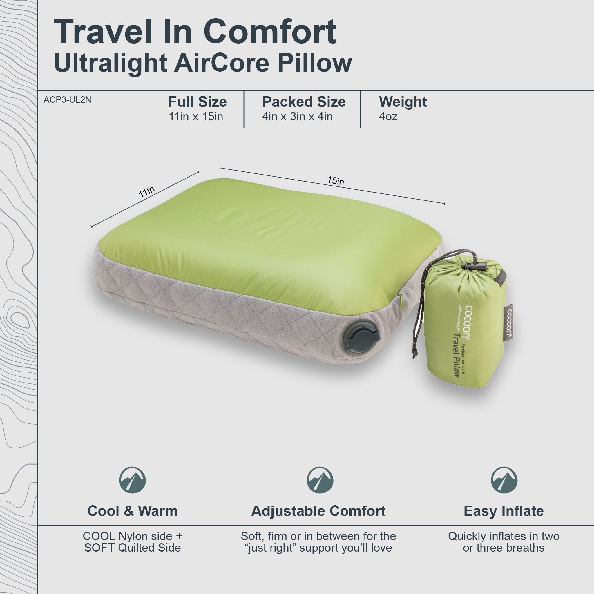 COCOON AirCore Pillow Ultralight