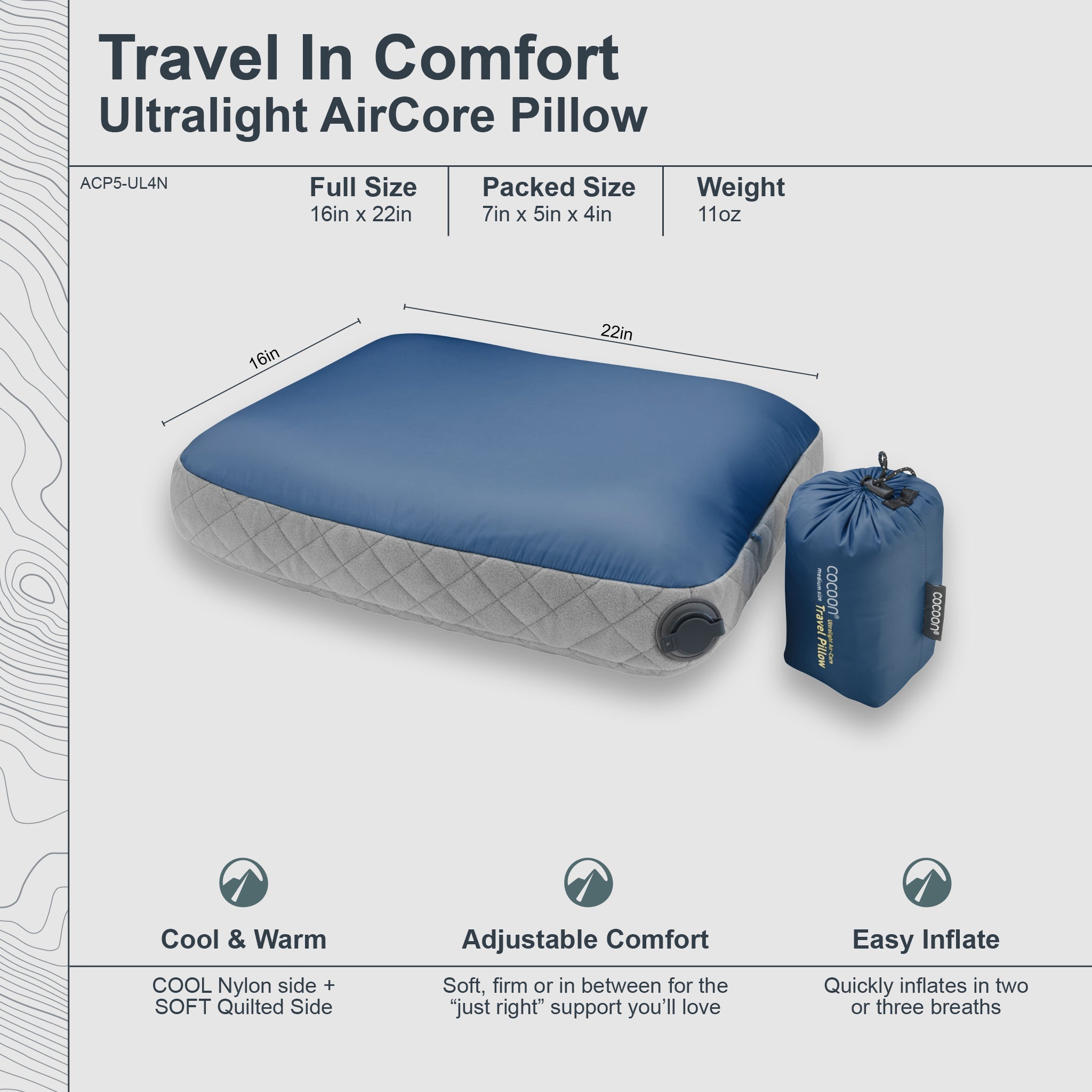 COCOON AirCore Pillow Ultralight