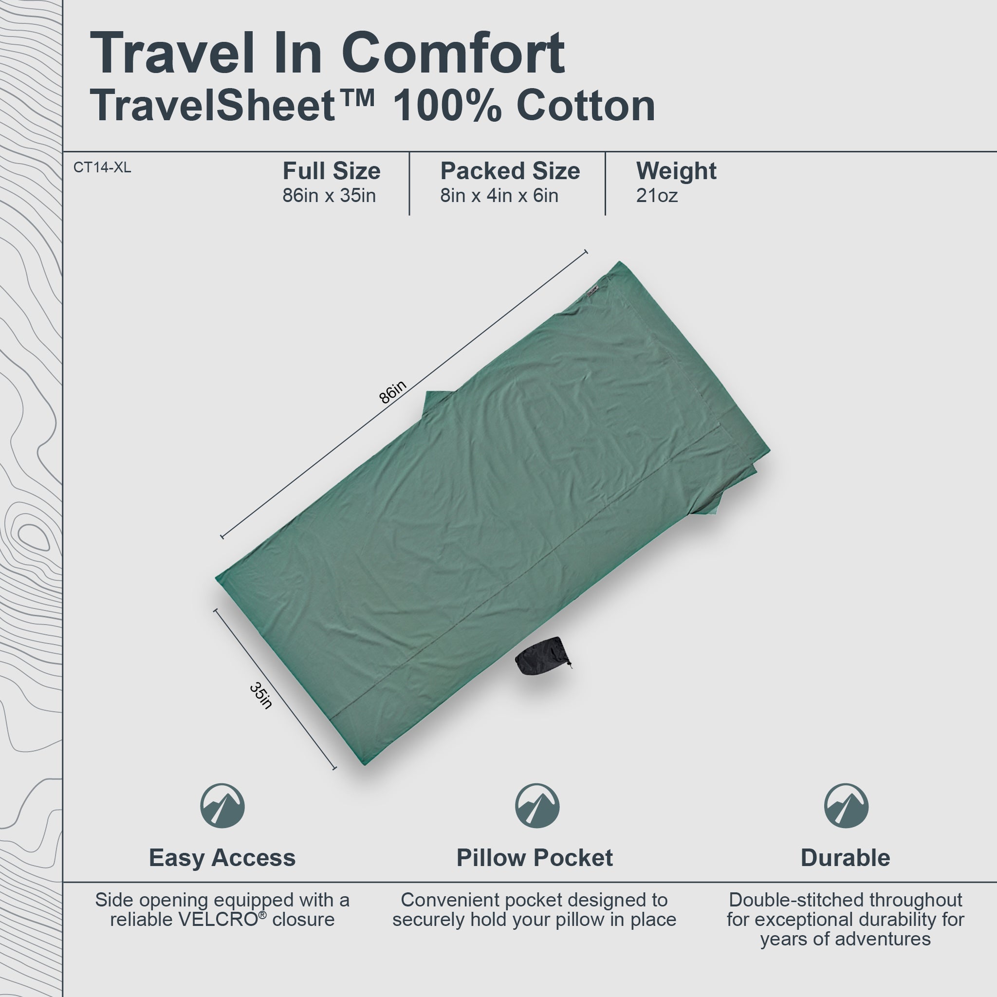 COCOON TravelSheet™ Cotton XL