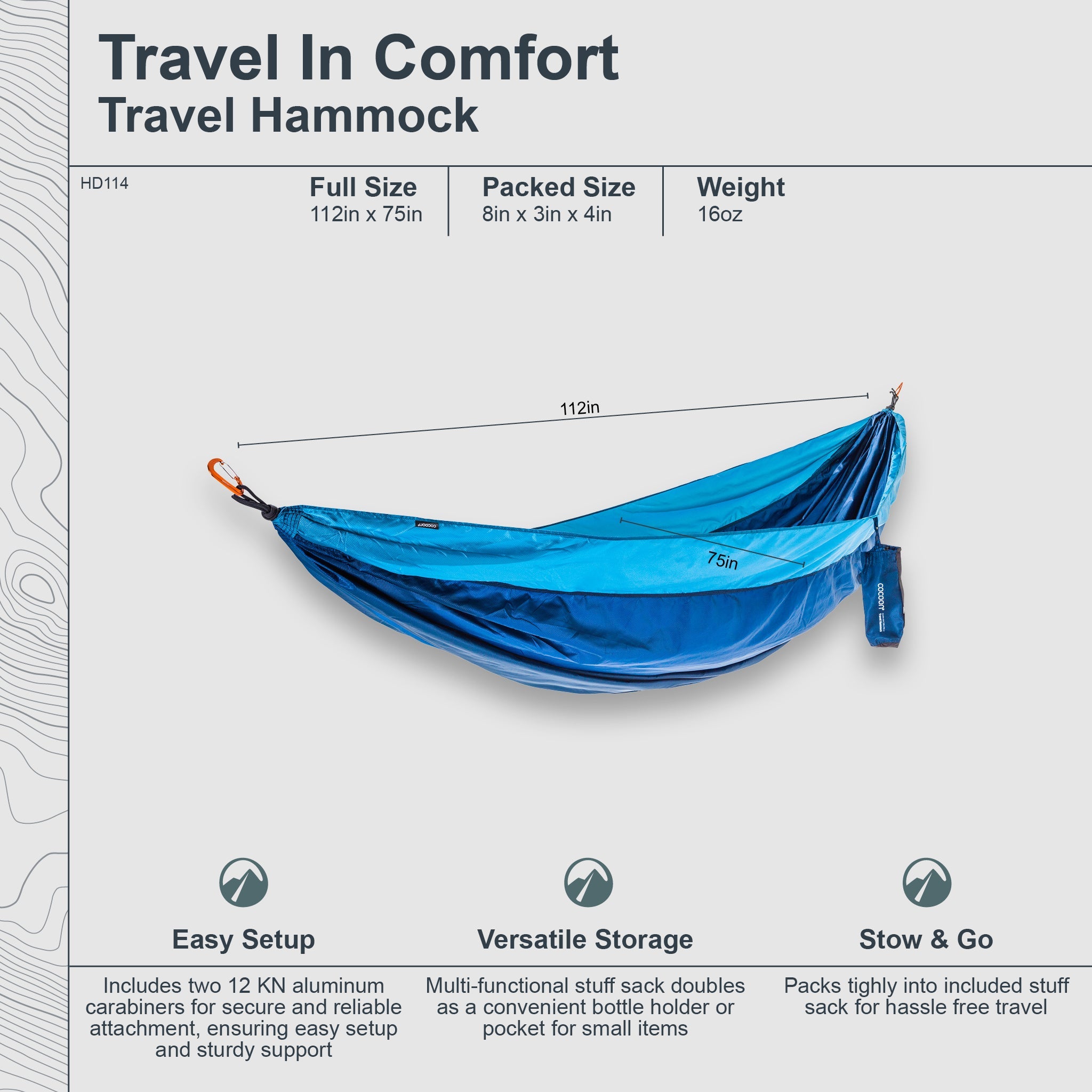 COCOON Travel Hammock Double