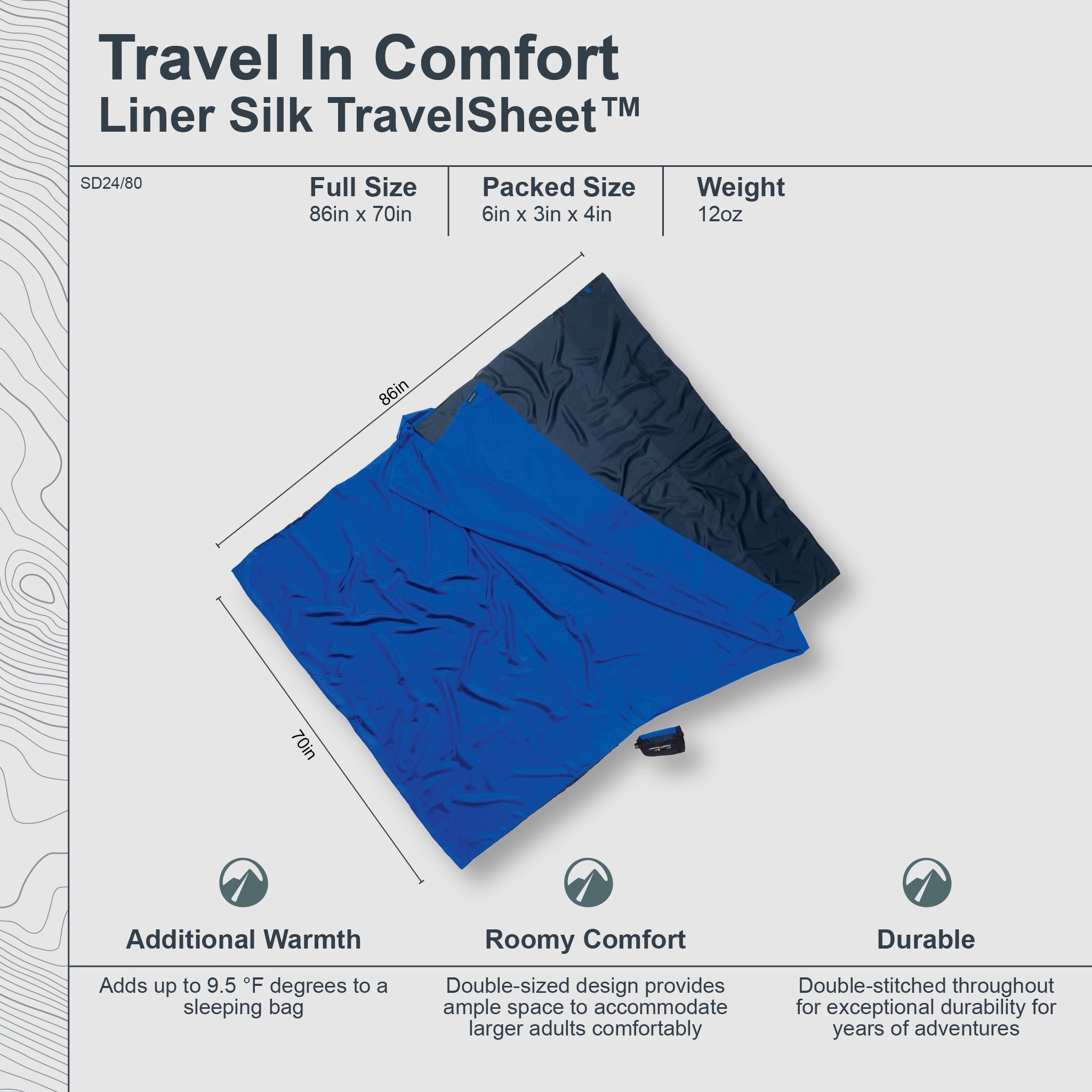 COCOON TravelSheet™ Silk Double