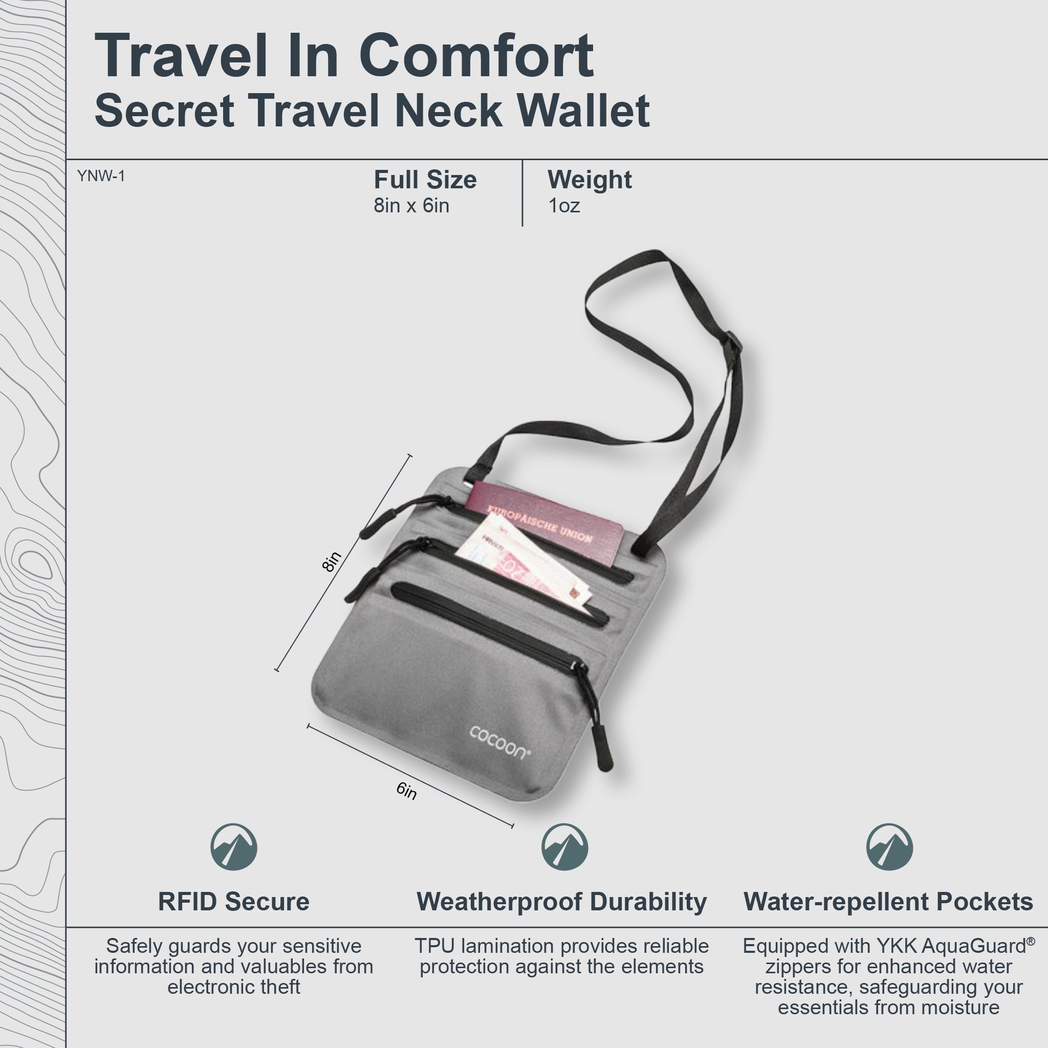 COCOON Secret Neck Wallet