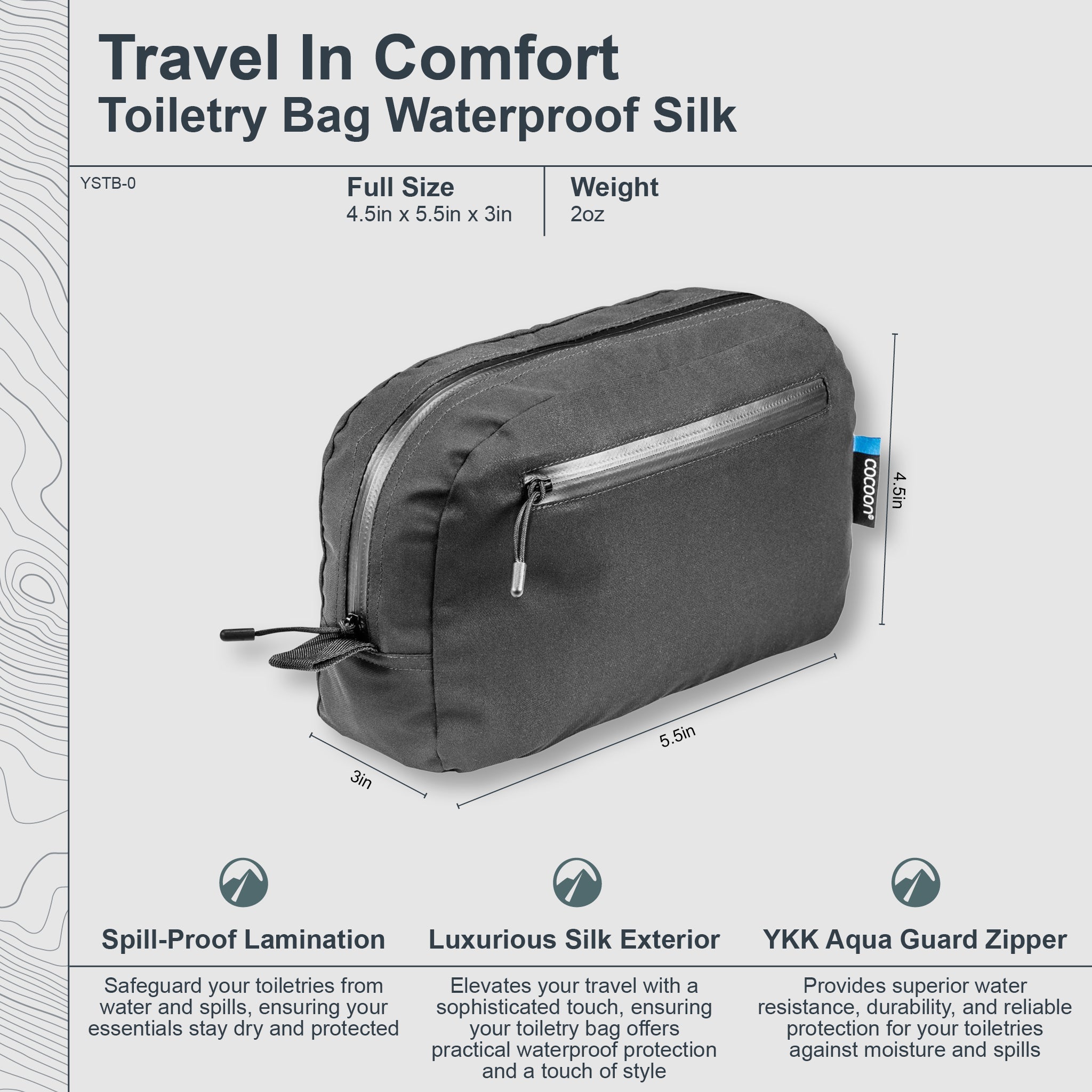 COCOON Toiletry Bag Monsoon Silk™