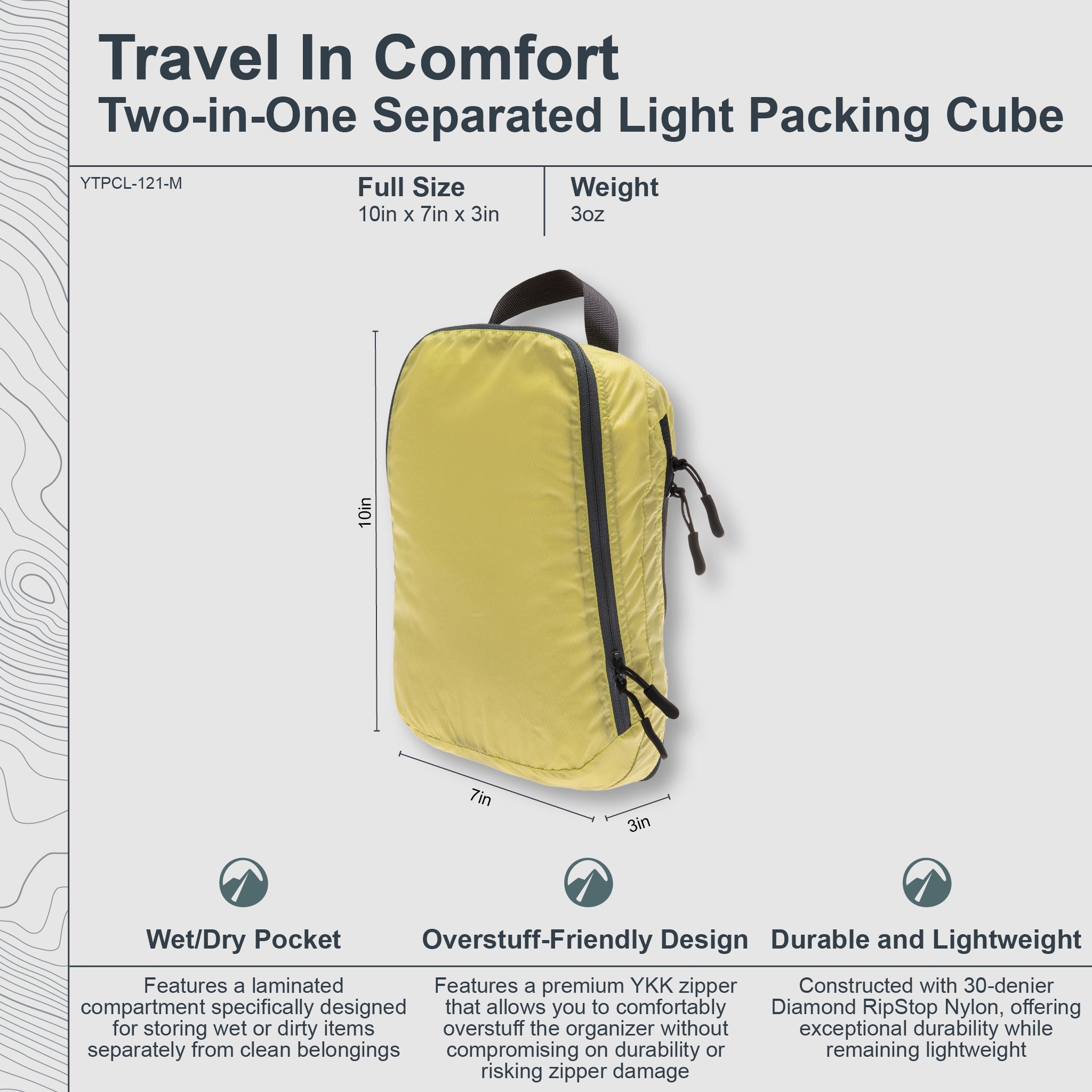 COCOON Two-In-One Separated Packing Cube Light