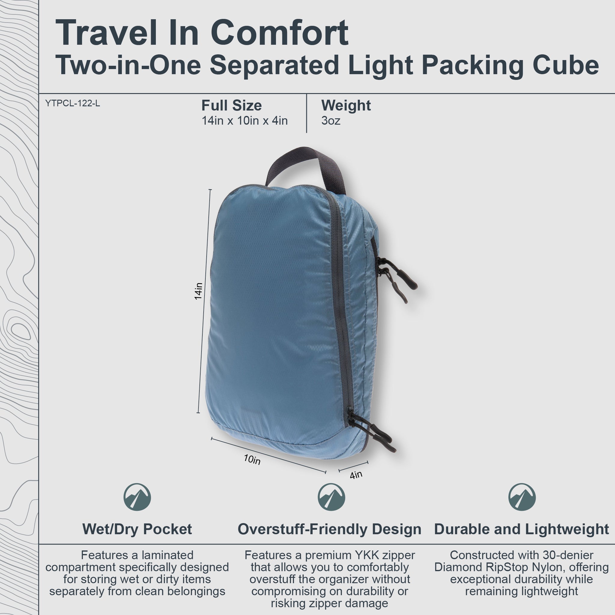 COCOON Two-In-One Separated Packing Cube Light