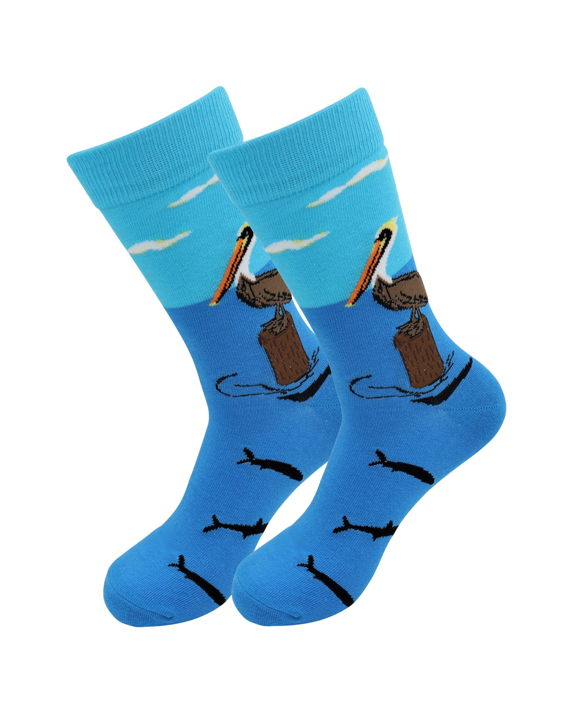 Real Sic Fish and Pelican Socks
