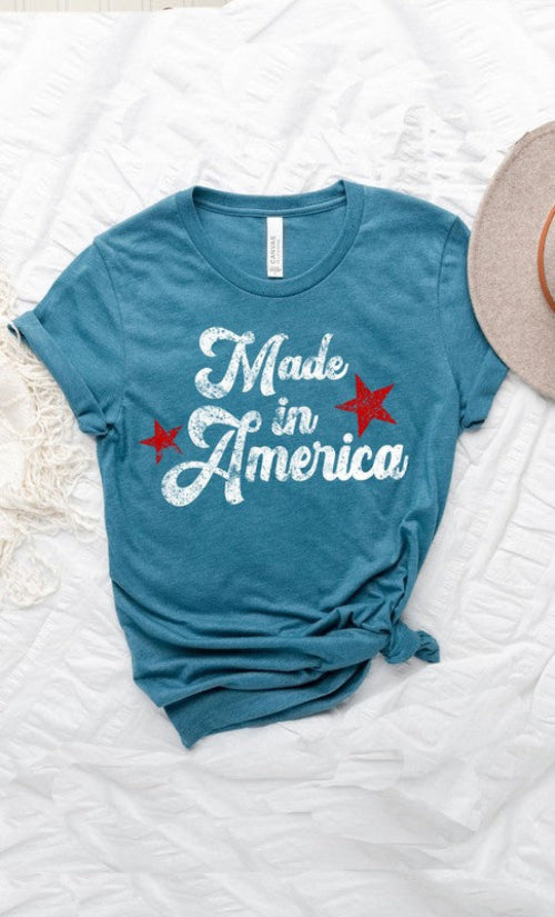 Vintage Made in America Graphic Tee Plus