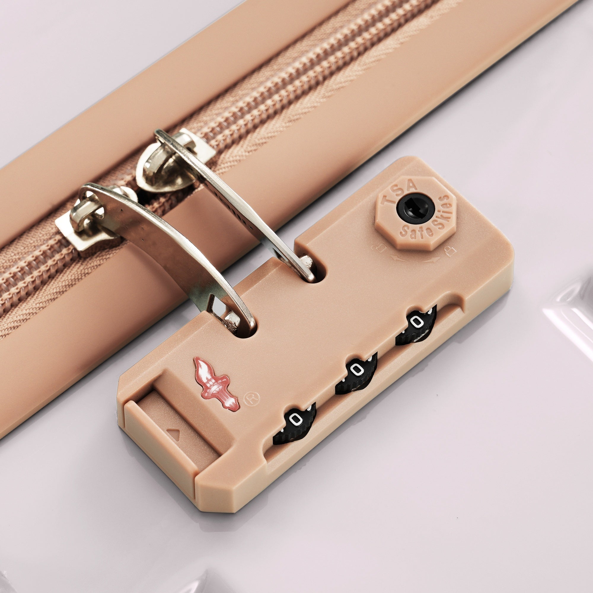  Premium ABS Three Piece TSA Lock Suitcase Ensemble