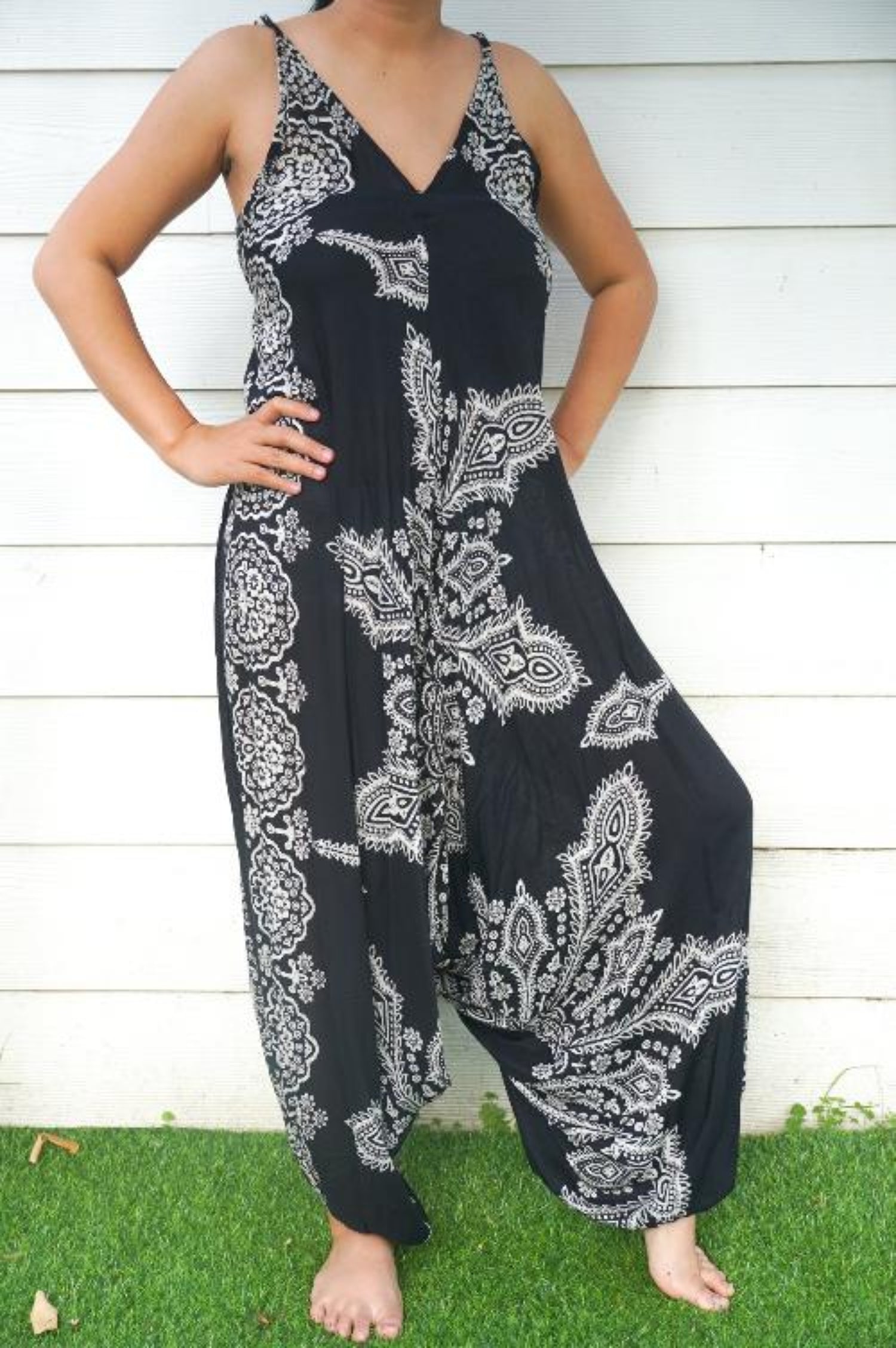 Black Butterfly Hippie Jumpsuits