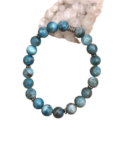 Blue Apatite Stretch Bracelet