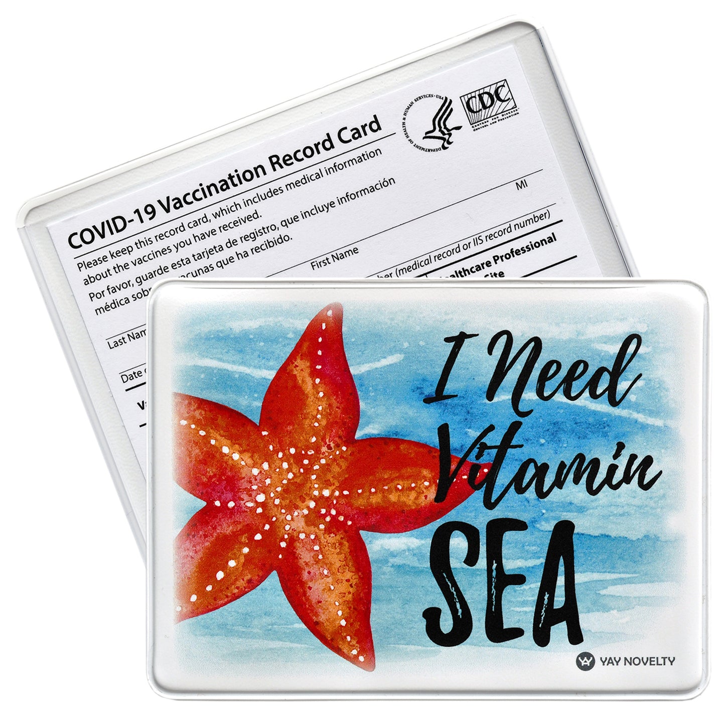 Vaccination Card Protector - Vitamin SEA - Sun of the Beach Boutique