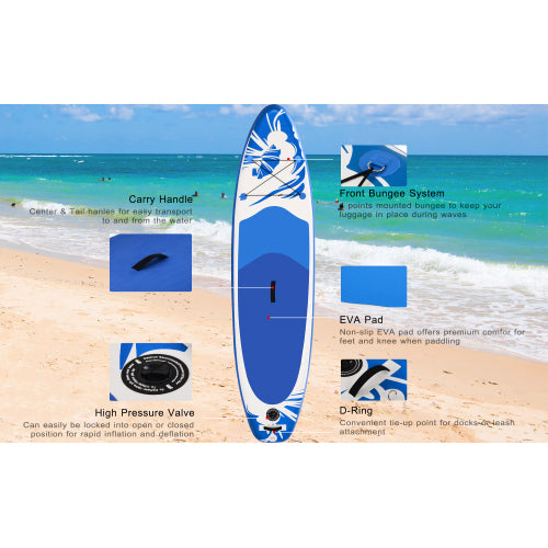 Inflatable Stand Up Paddle Board with Non-Slip Deck
