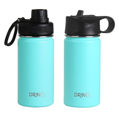 DRINCO® 14oz Stainless Steel Sport Water Bottle - Teal