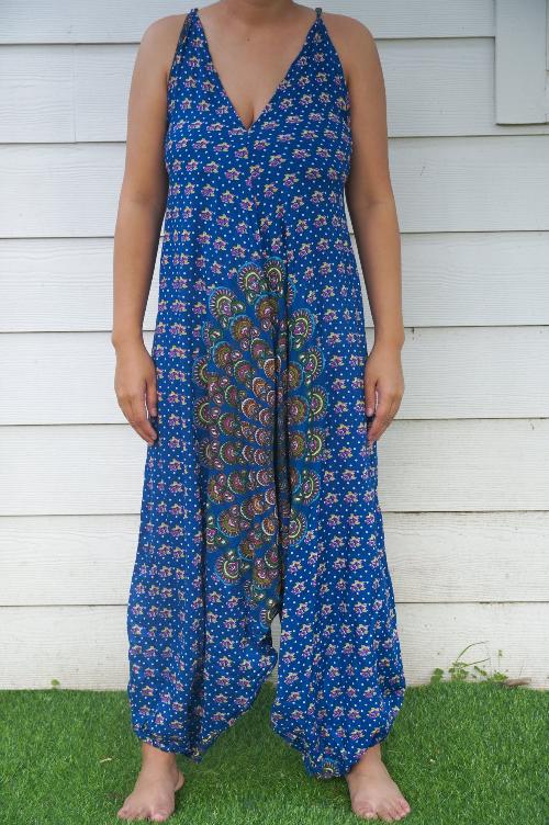 Blue Chakra Hippie Jumpsuits