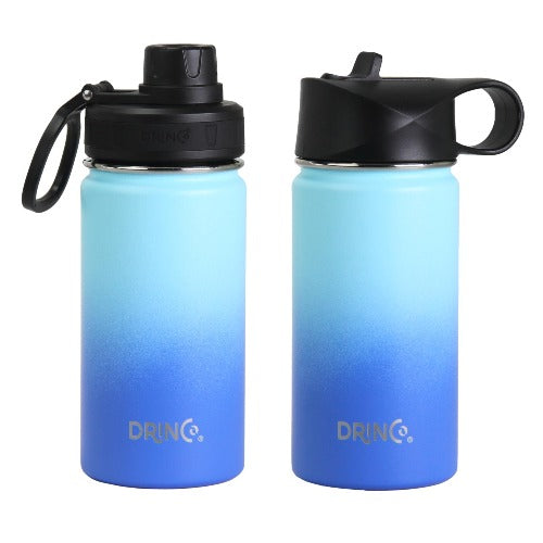 DRINCO® 14oz Stainless Steel Sport Water Bottle - Morning Sky Blue