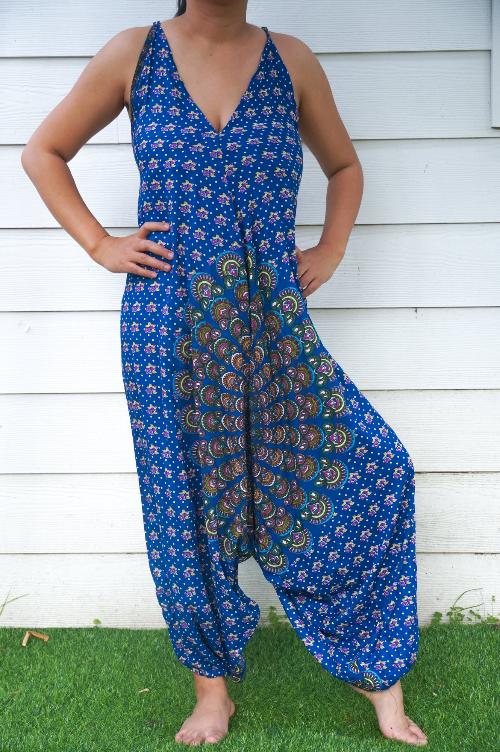 Blue Chakra Hippie Jumpsuits