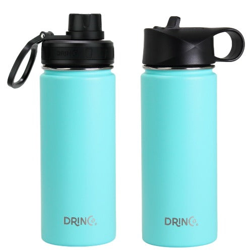 DRINCO® 18oz Stainless Steel Sport Water Bottle - Teal
