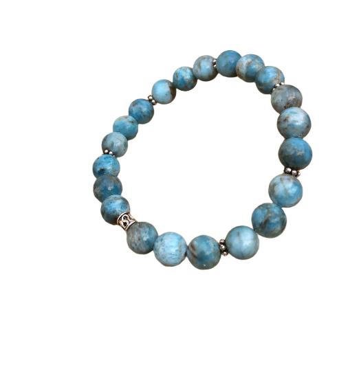 Blue Apatite Stretch Bracelet