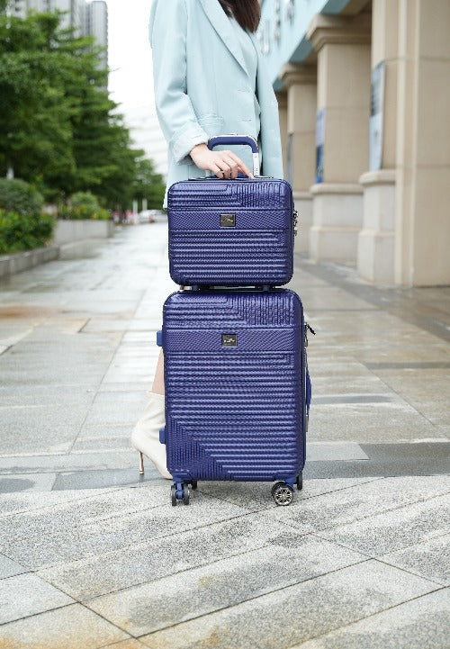 Mykonos Luggage Set with a Medium Carry-On and Small Cosmetic Case 