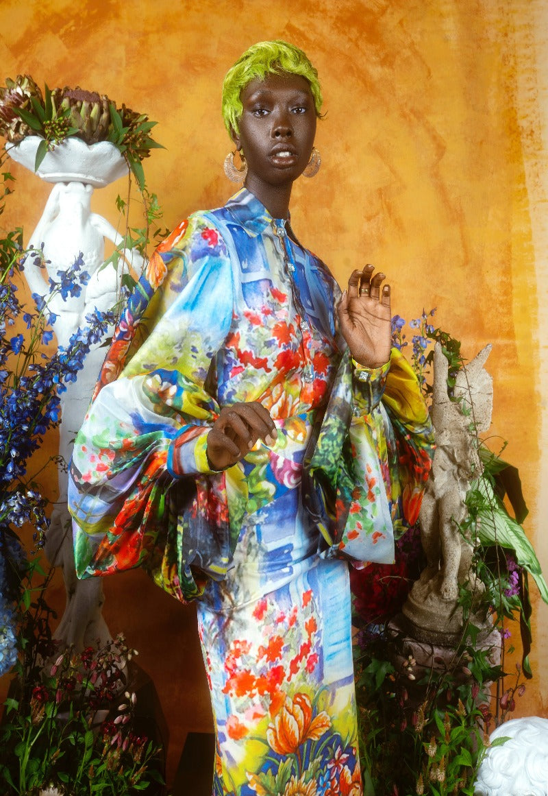 Saisankoh Sicily Print Blouse