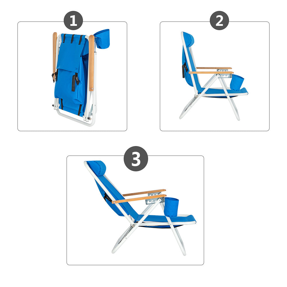 Backpack Beach Folding Portable Chair