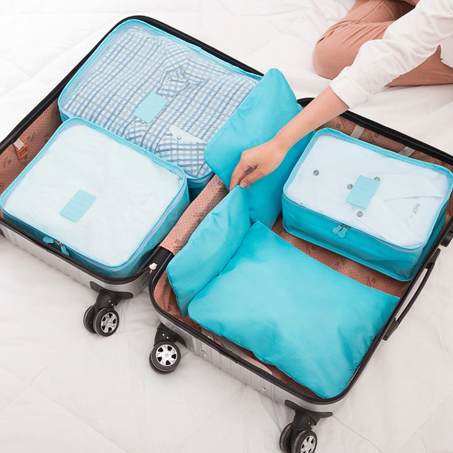Water-Resistant Travel Luggage Organizer