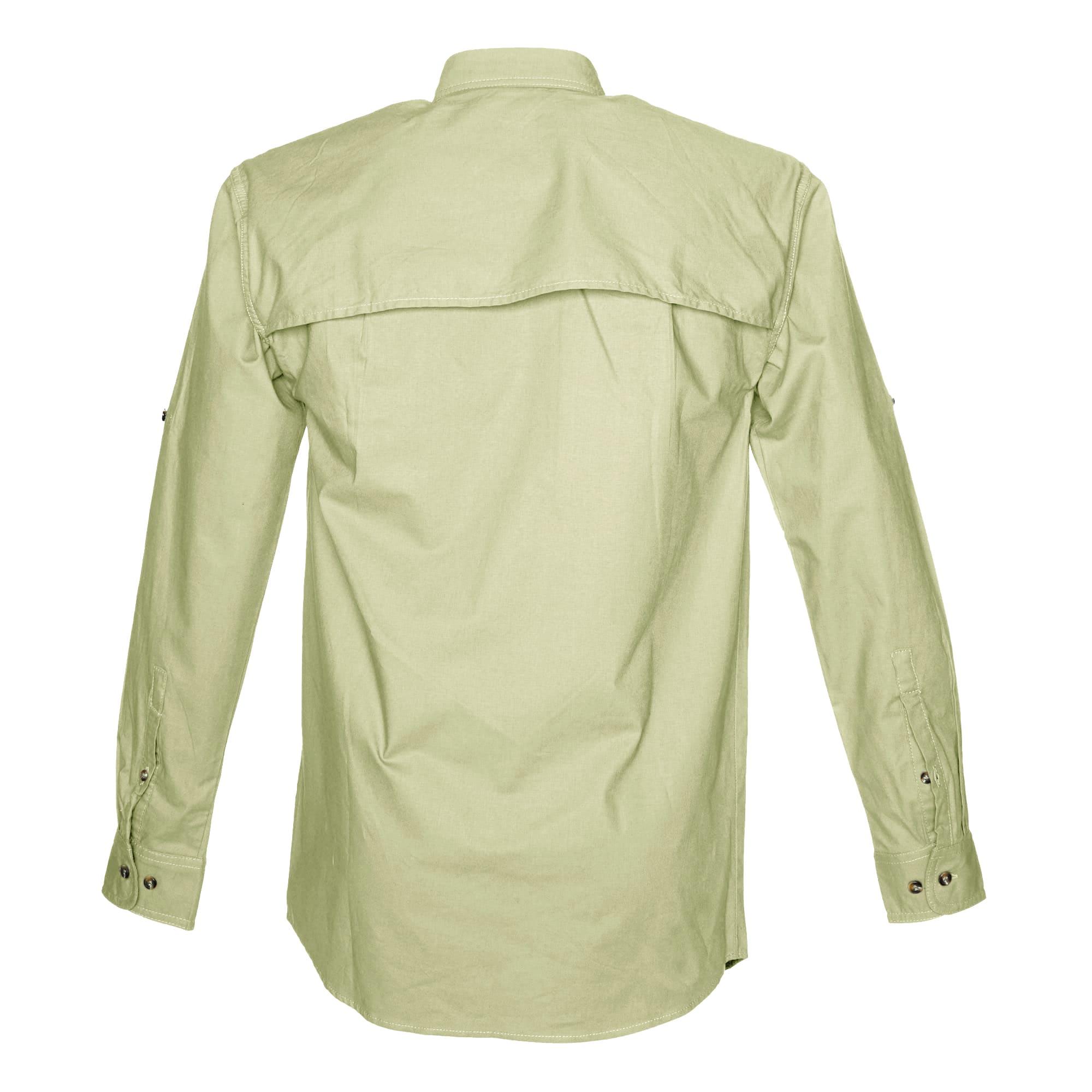 Light green shirt on a white background