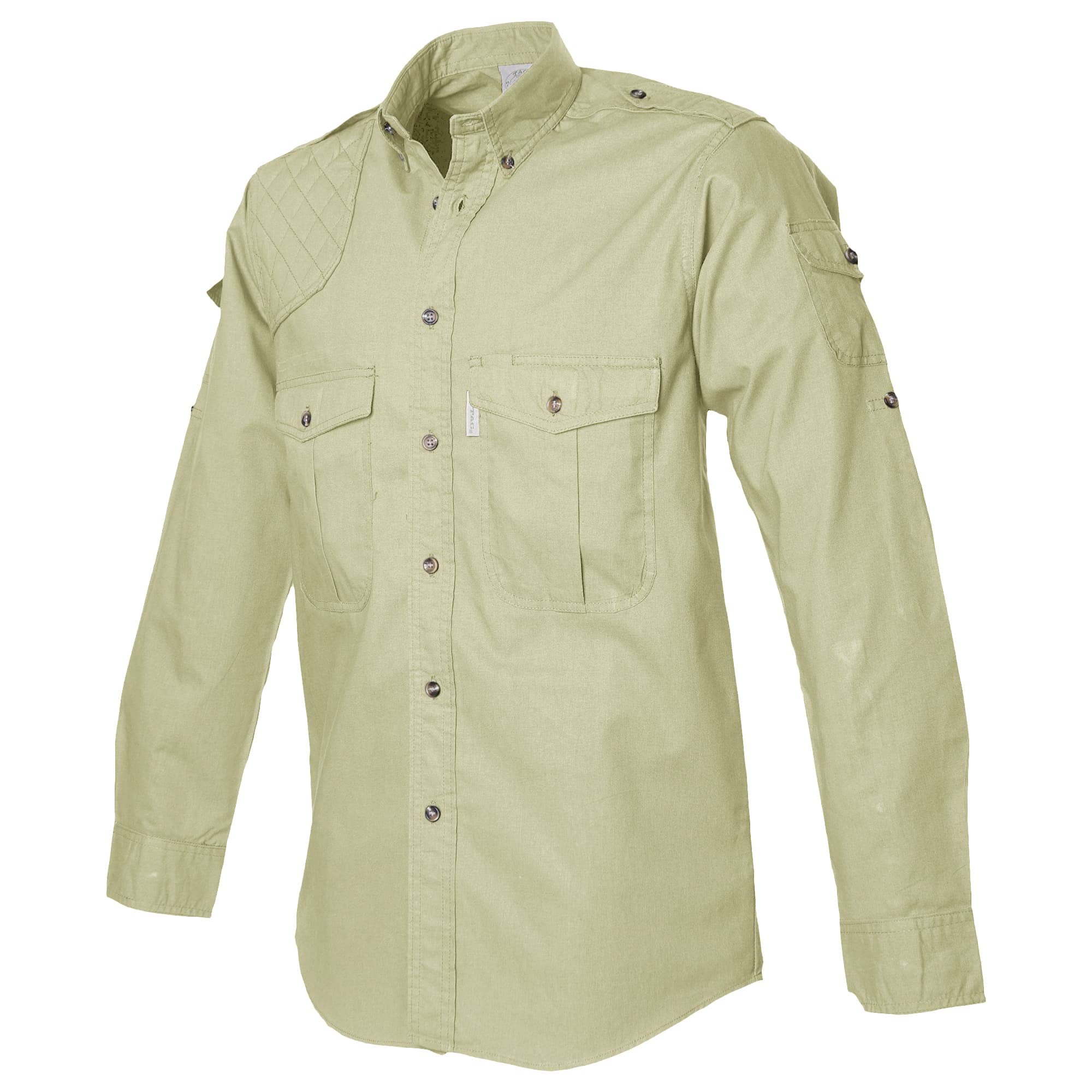 Light green jacket with button details on a white background