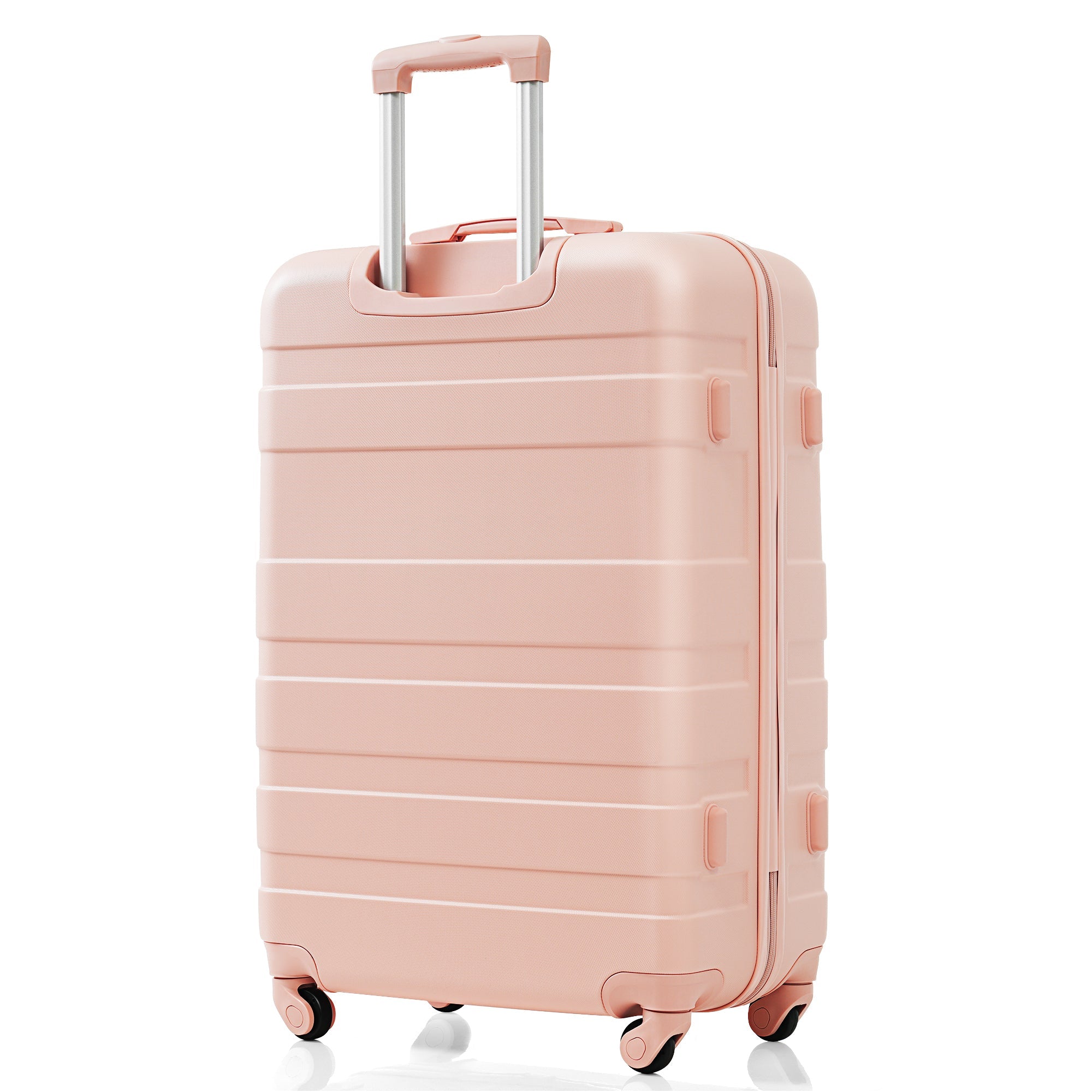 Pink ABS Hardshell Durable Suitcase Set