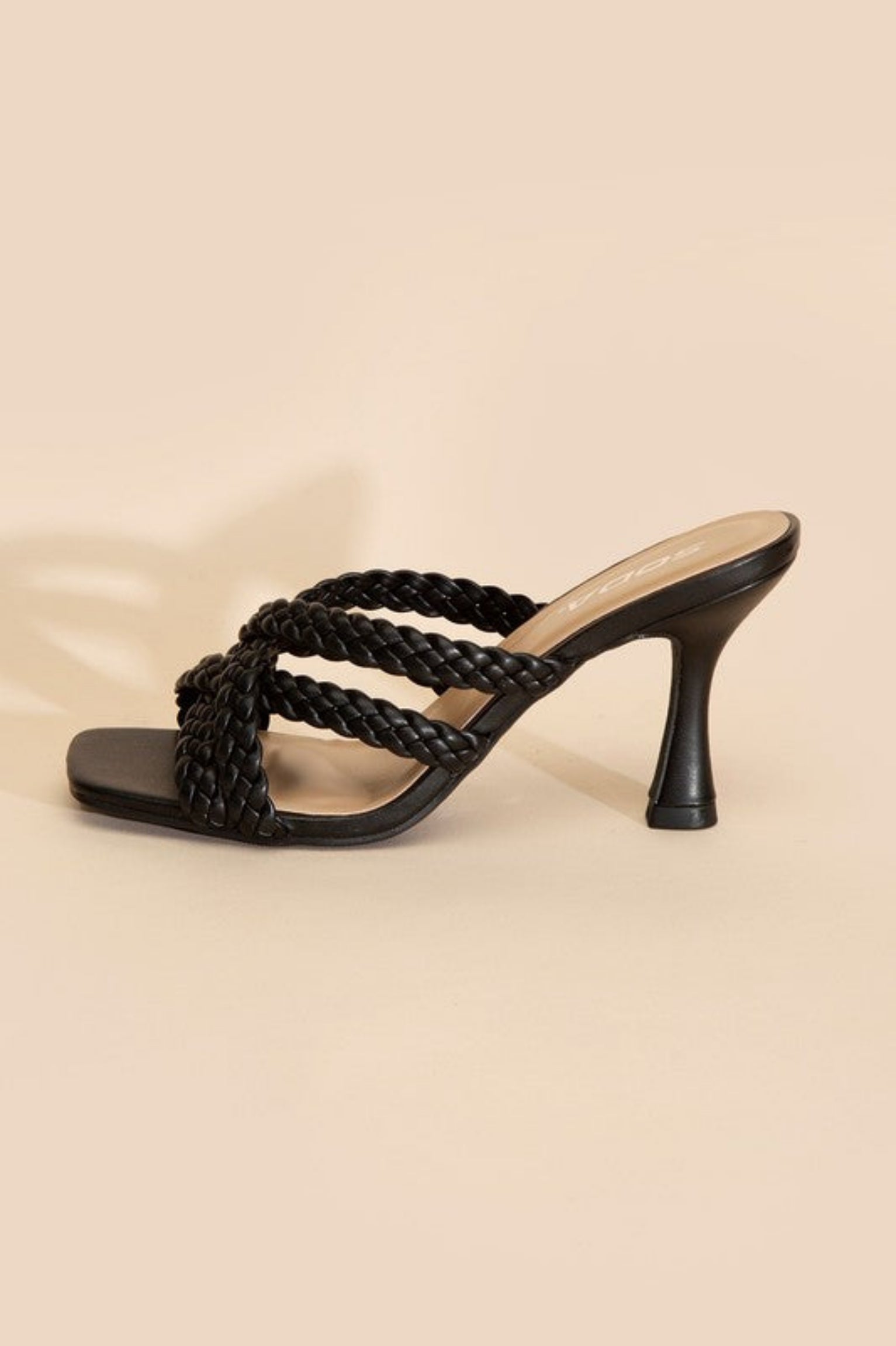 Kellans-S Double Cross Braided Heels