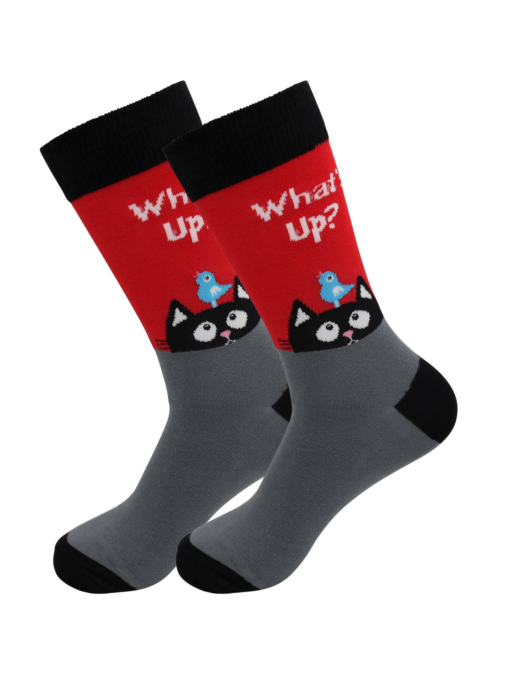 Real Sic What's Up Cat Socks