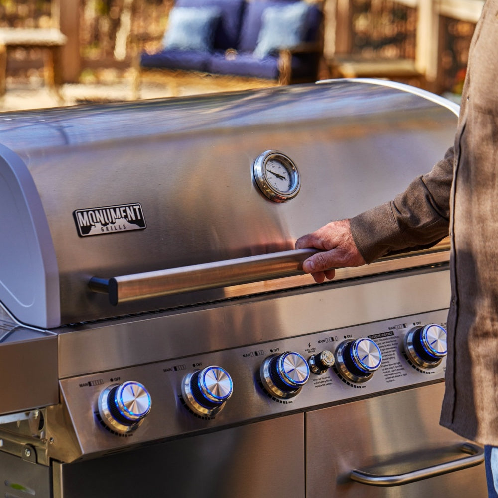 Full Stainless Propane Gas Grill