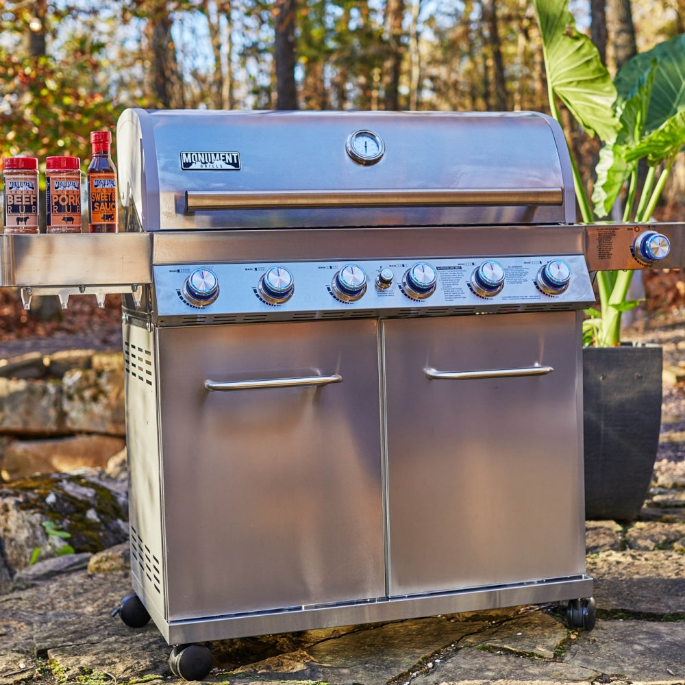 Full Stainless Propane Gas Grill