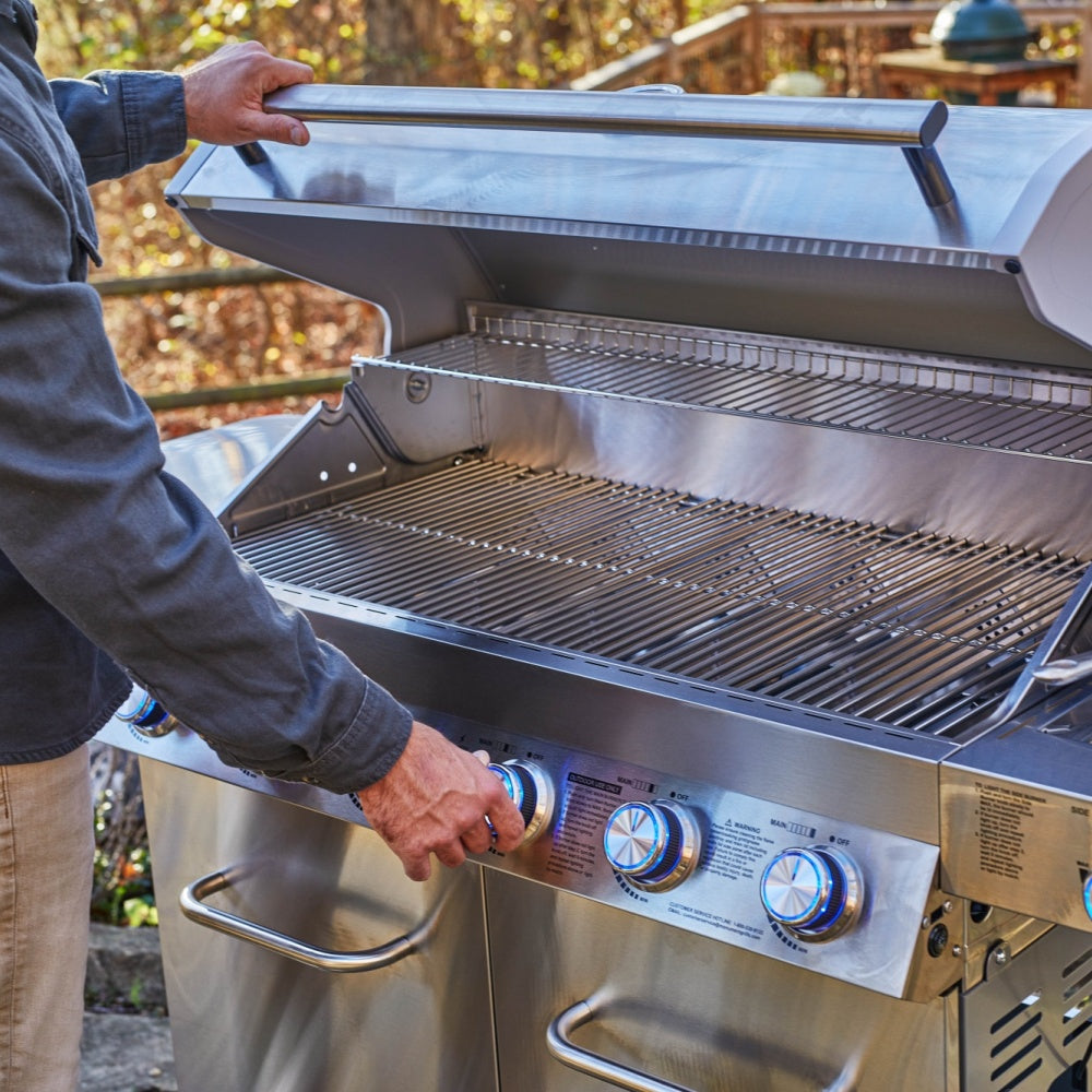 Full Stainless Propane Gas Grill