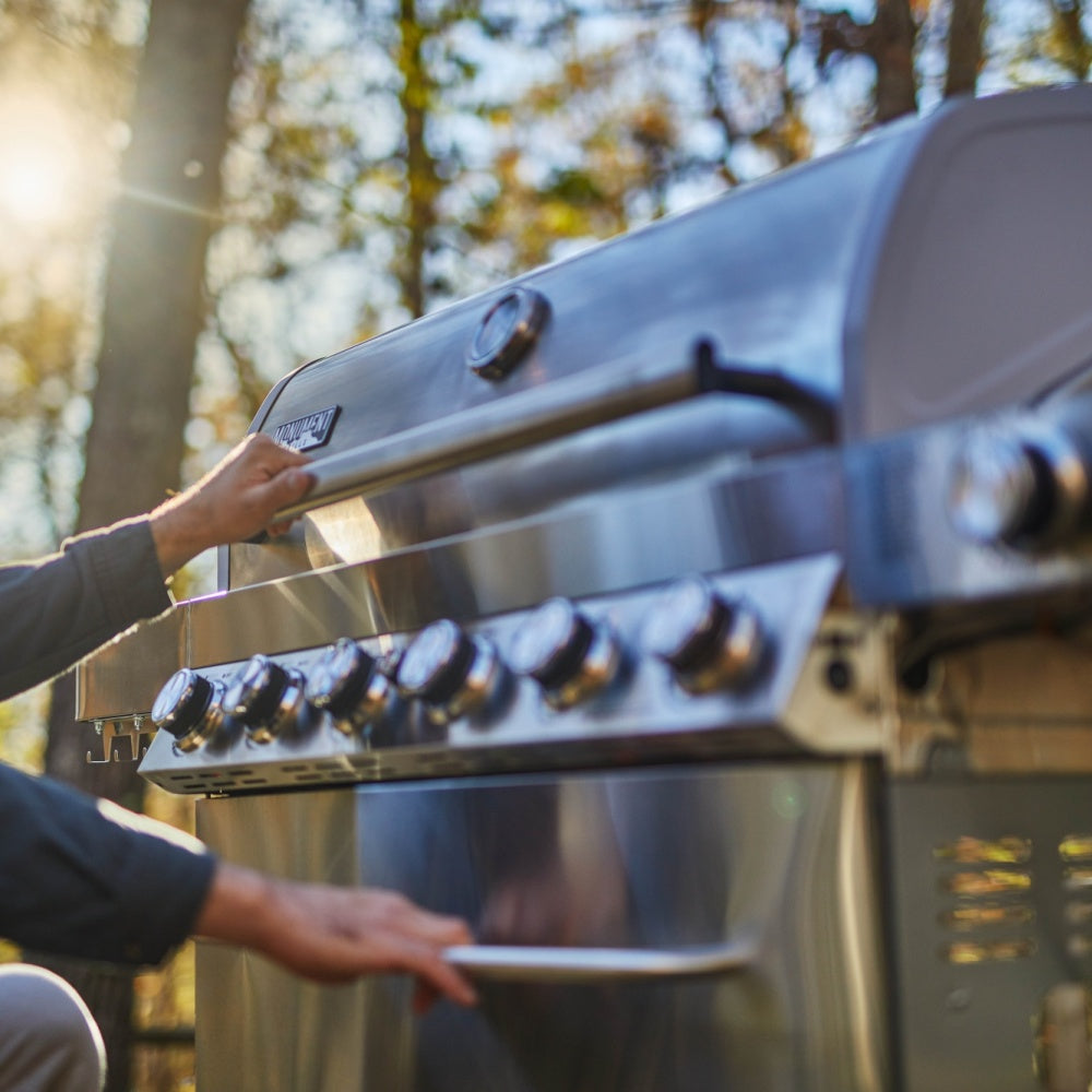 Full Stainless Propane Gas Grill