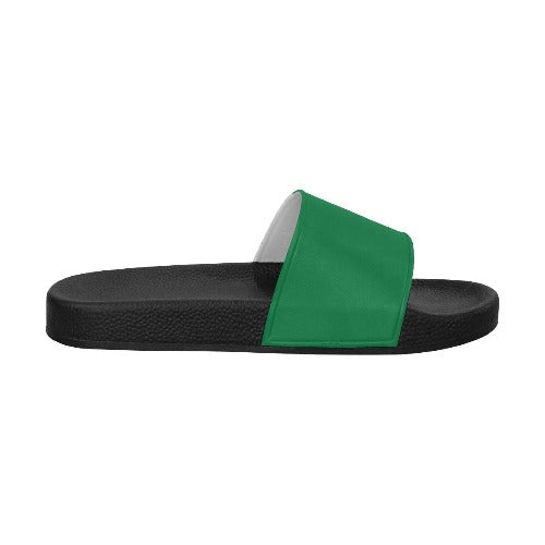 Dark Green Women's Slides