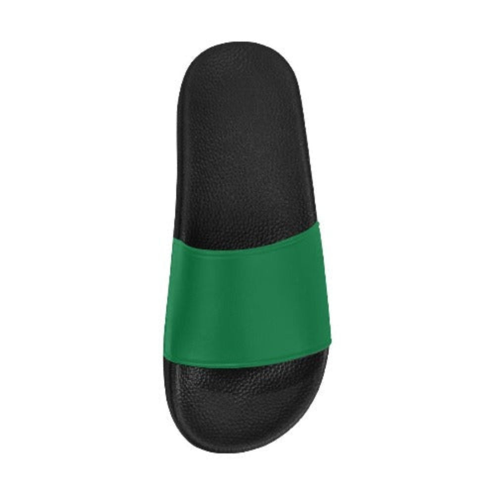 Dark Green Women's Slides