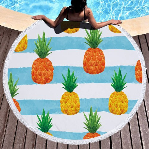 Fun Designs Round Beach Towels