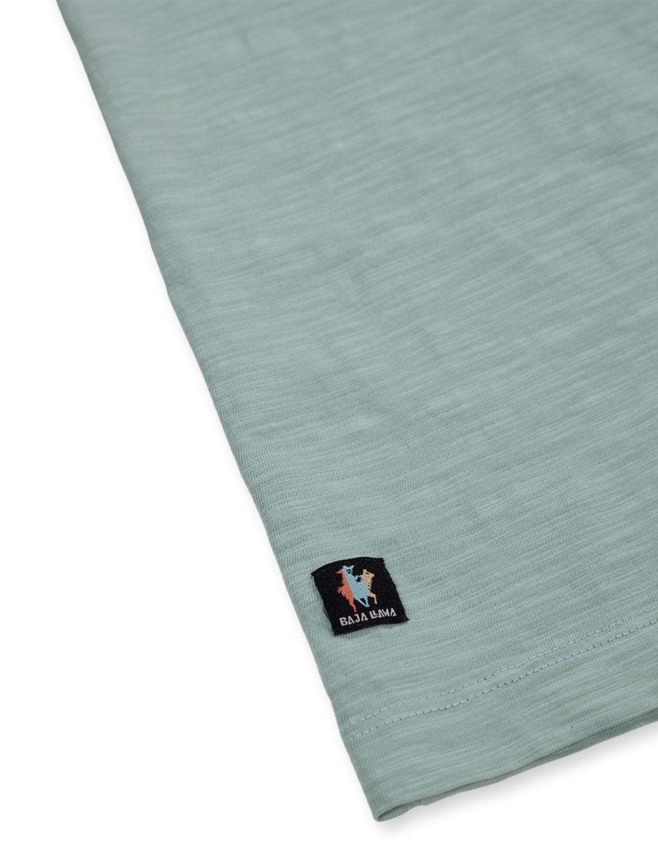 Solid Sage Green Slub Pima Tee