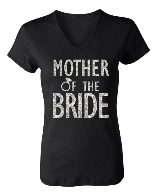 Mother of the Bride Glitter T-Shirt