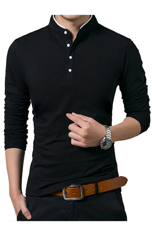 Solid Long Sleeve T-Shirt