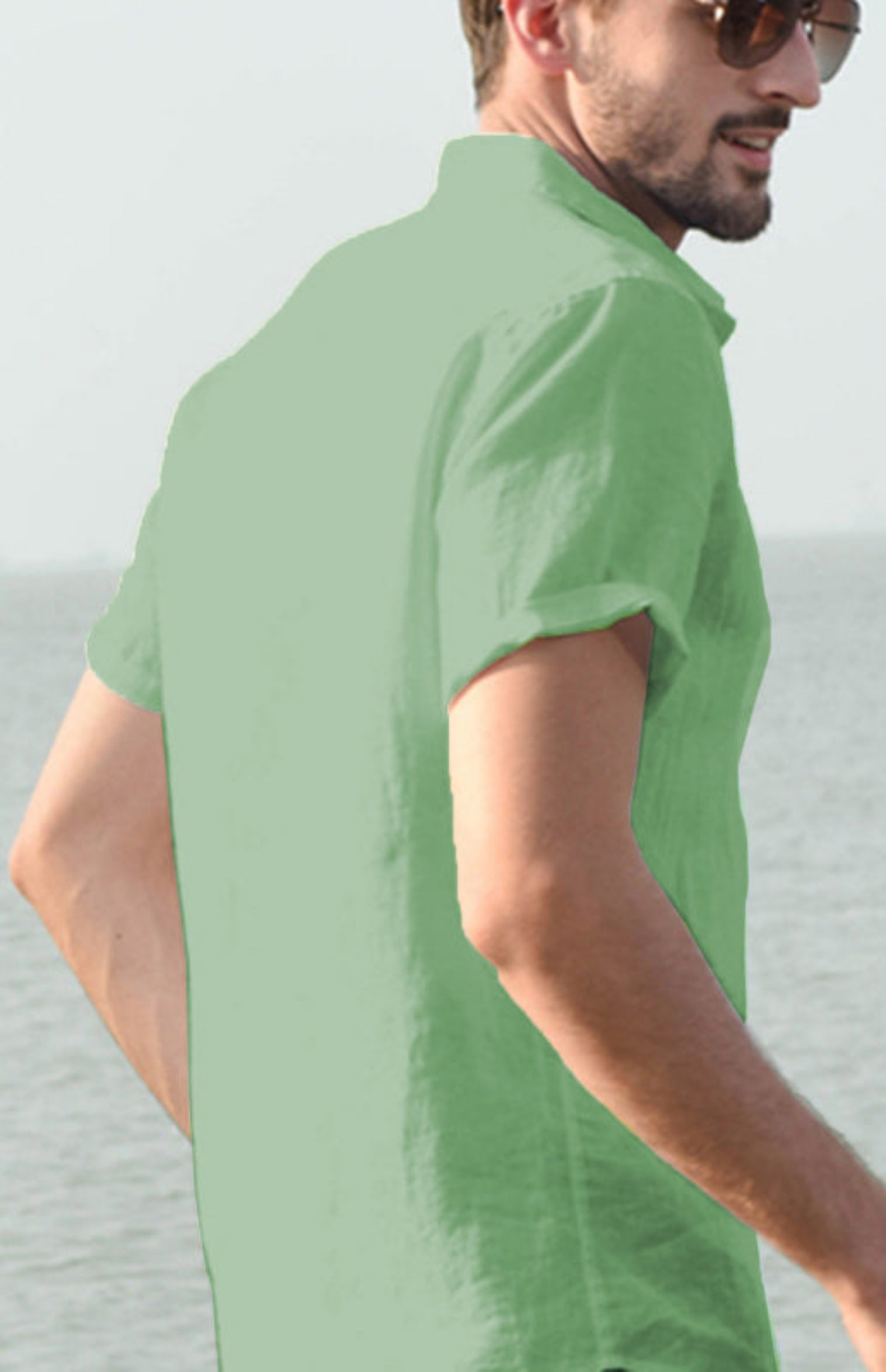 green shirt