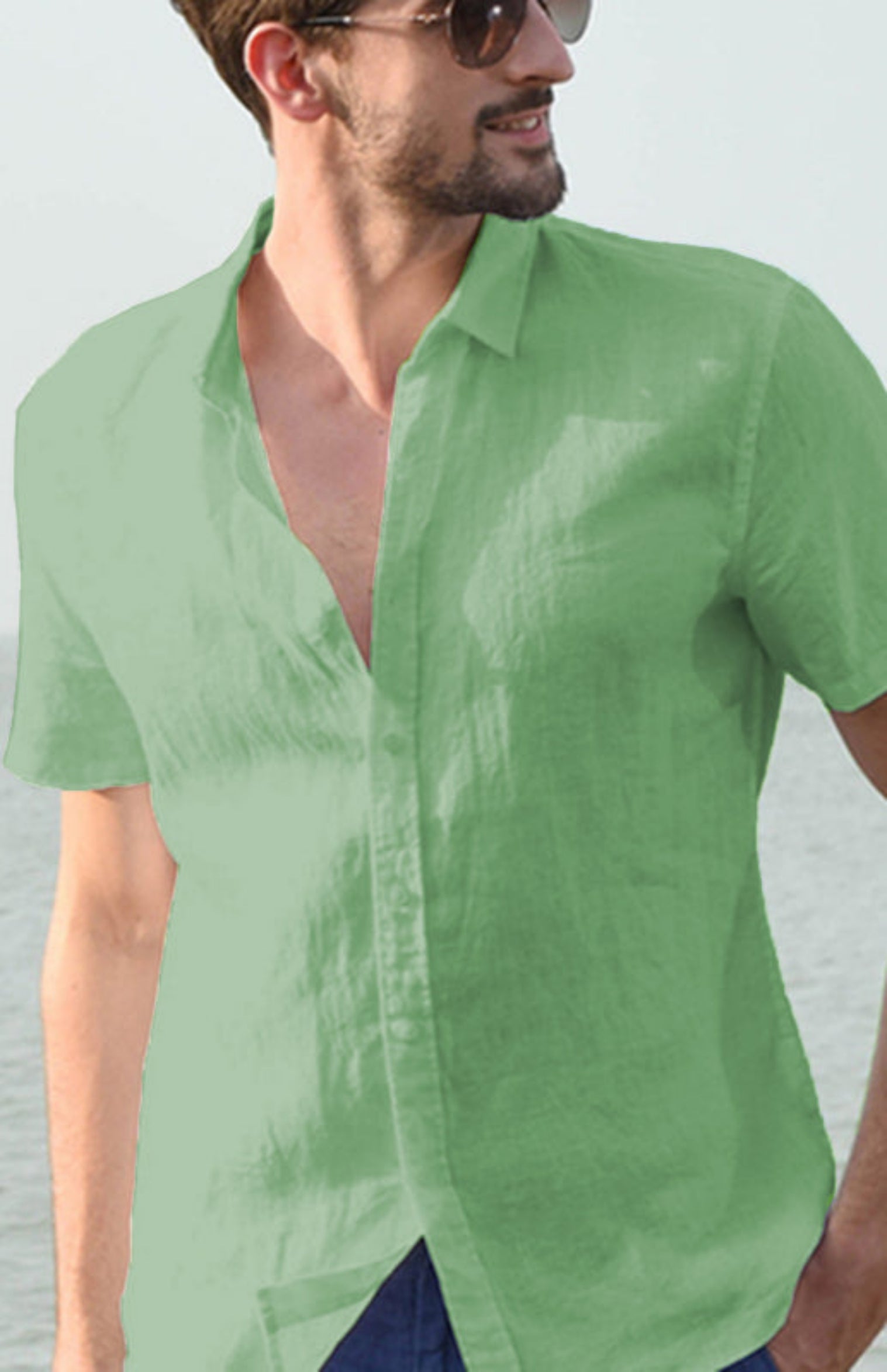 green shirt
